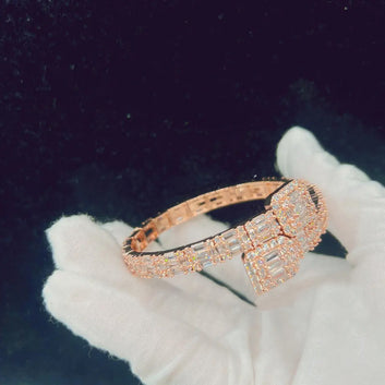 Sterling Silver Moissanite Bangles