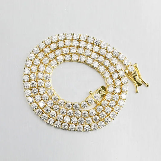 Single Row Moissanite Tennis Bracelet
